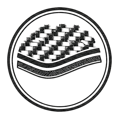 Full-carbon structure badge
